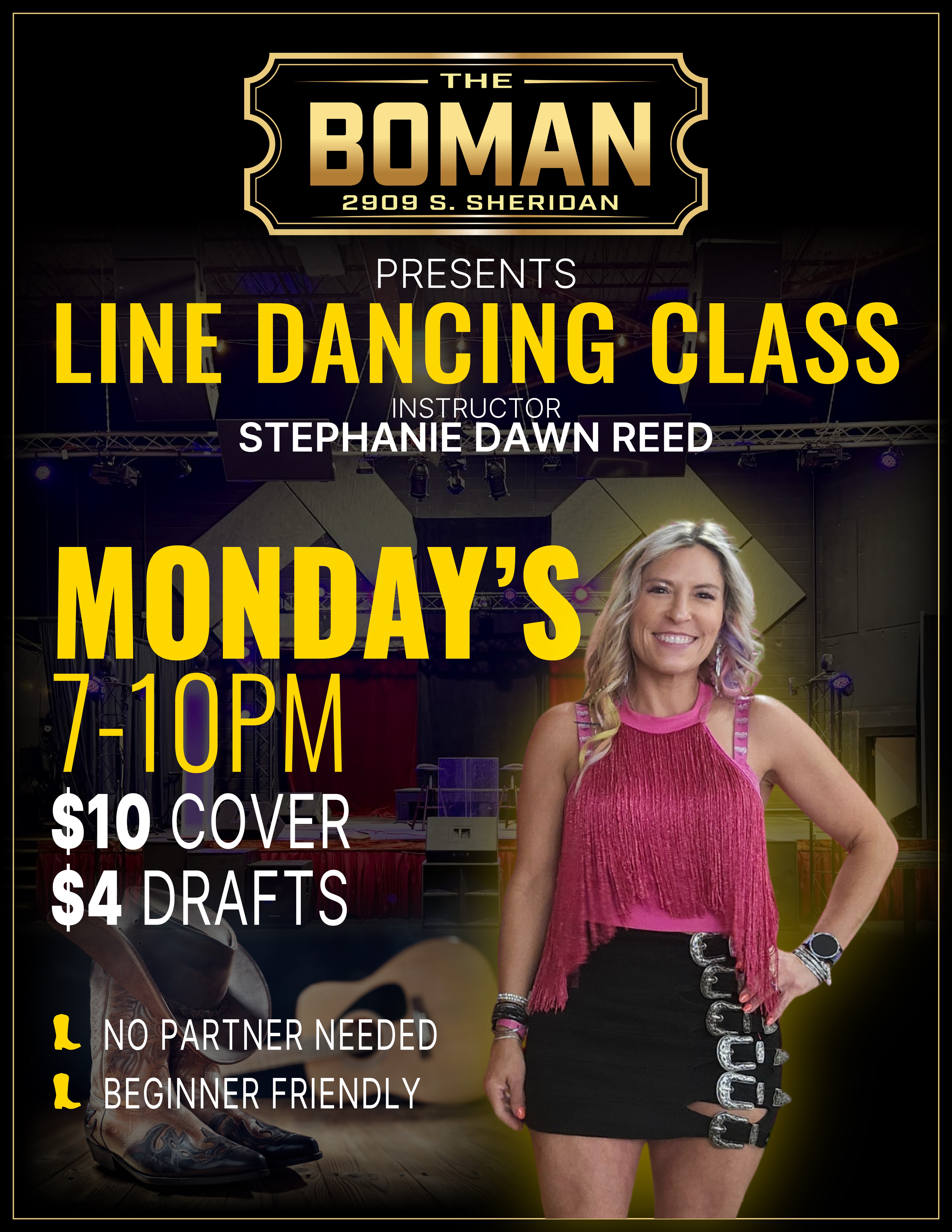 Line Dancing Class at The Boman
