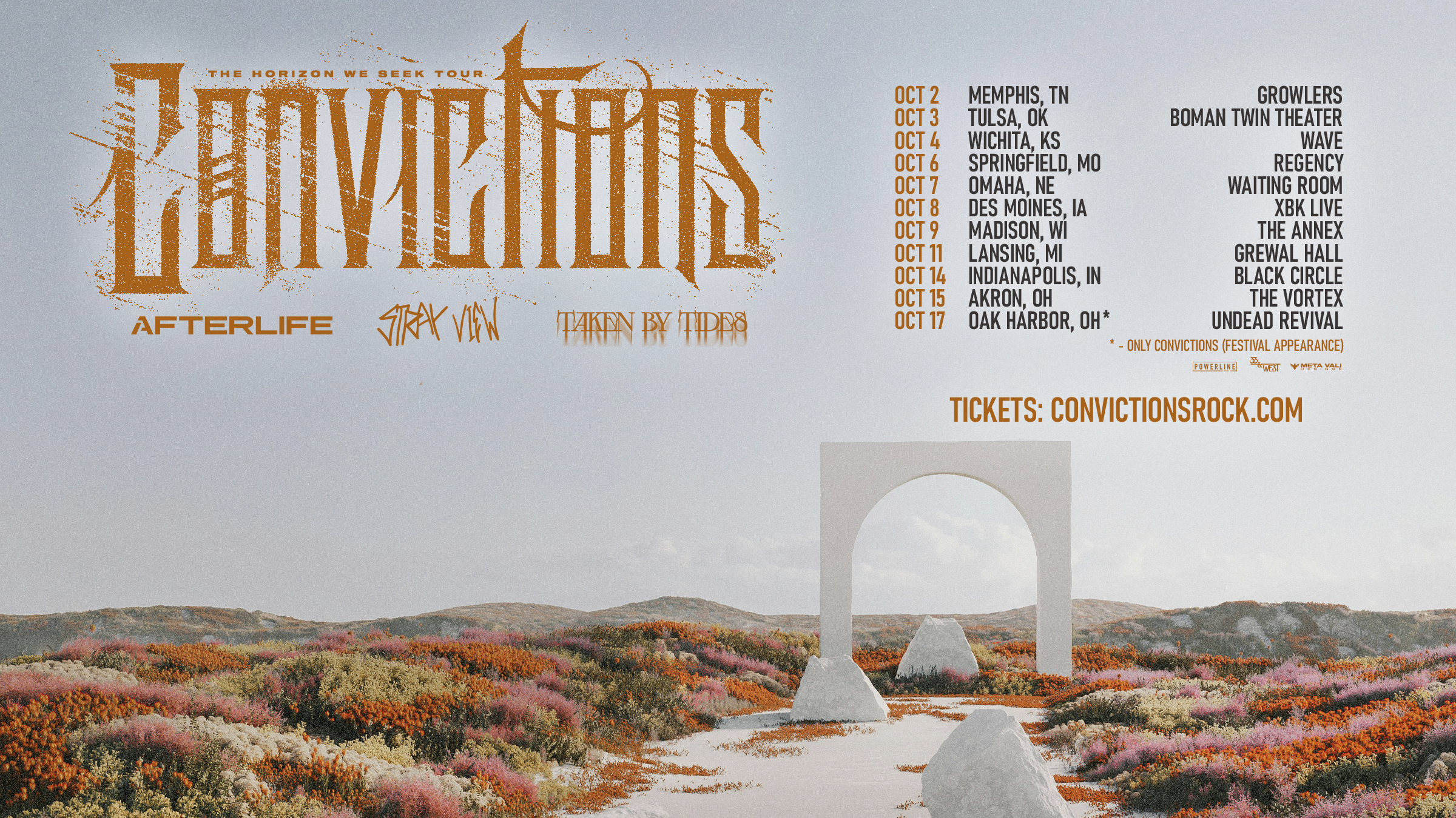 Convictions With Taken By The Tides Live at The Boman