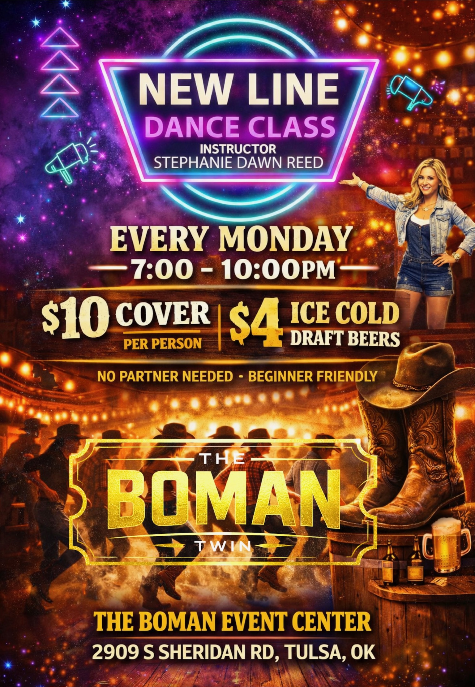 Line Dancing at The Boman